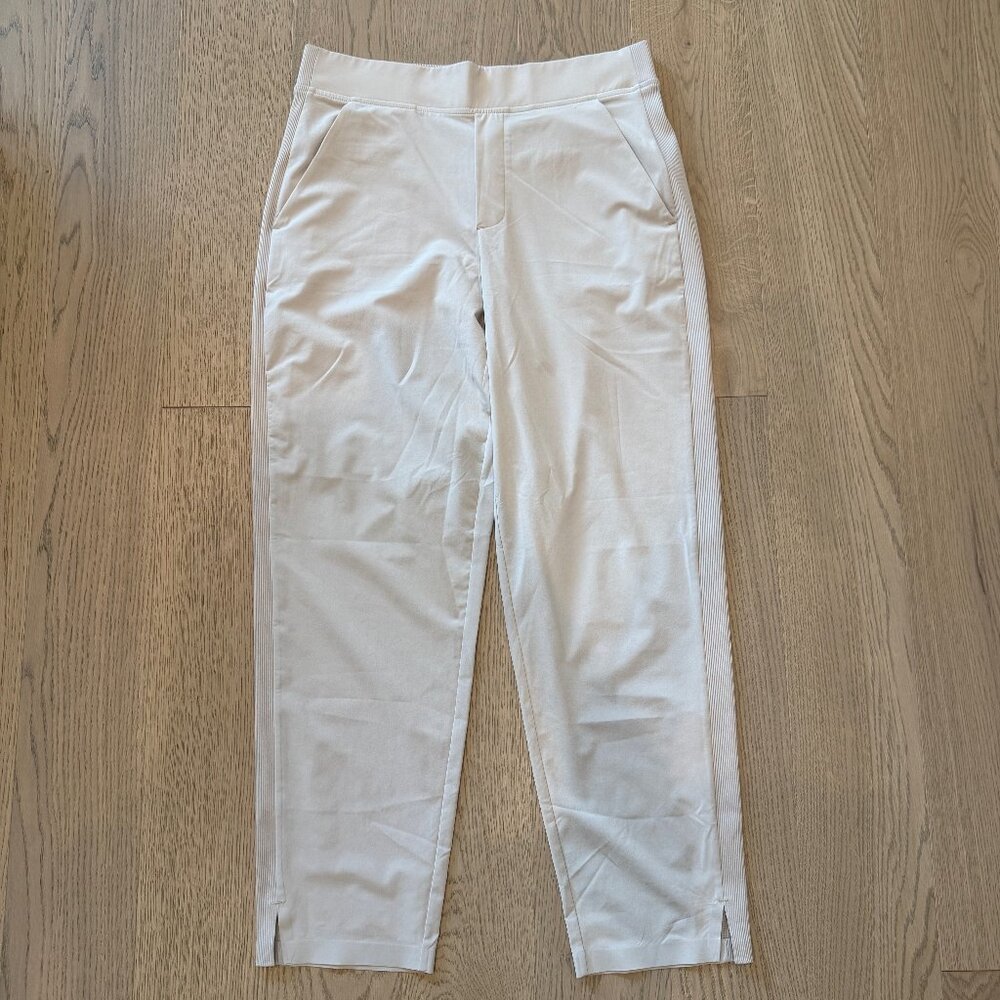 Athleta Brooklyn Ankle Pant Khaki 8 Featherweight Travel